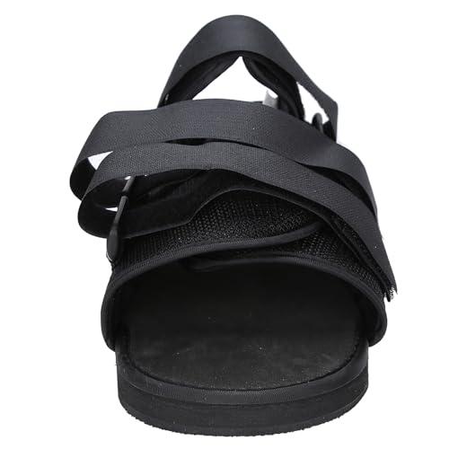 Post‑Op Walking Boot, Breathable Breathable Shoe Soft Lightweight Skin‑Care with 1 X for Outdoors for Women Men(Open-toe front pressure relief shoes).43