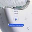Autobrush Sonic Pro Electric Toothbrush – Only ADA Accepted U-Shaped Brush, Clinically Proven Up to 5.1X Better Cleaning, 30-Second Full Mouth 360 Clean, Rechargeable, Waterproof, White, Men's Regular