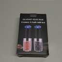 XinXu Gravity Electric Pepper and Salt Grinder Set, Adjustable Coarseness, Battery Powered with LED Light, One Hand Automatic Operation, Black -2 Pack (2.5*2.5*7.9inch)