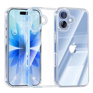 Maledan for iPhone 17 Case - Crystal Clear 17 Phone Case, Rugged Military Grade Protection Shockproof Bumper Cover Anti-Yellow Thin Case for Apple iPhone 17 Accessories Transparent