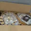Titanium Pans for Cooking, Ø 8+10+12in with Lids, Titanium Frying Pan