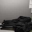 Oversized Camping Chairs for Adults - Heavy Duty Padded Outdoor Folding Lawn XL Camp Chair with Cup Holder Cooler Pockets for Outside Sports Beach Fishing Garden Portable Supports 500lbs, Black