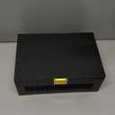 Decorative Rattan Storage Boxes Solid Wood Woven Baskets Bins with Lid Keepsake Memory Jewelry Box Natural Boho Shelf Wicker Closet Desk Organizer Container (Black, Small Size)