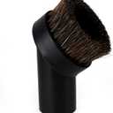 RDEXP Round Dust Brush 25mm Horse Hair 1.25" Vacuum Attachment Replacement,Perfect for Vacuuming Sofas and Baseboards,Use a Rubber Will Help It Fit Better
