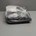 Upgraded Magnetic Thermal Insulated Door Curtain for Winter with Clear Window, Fit Door Size 36x82 in, Heavy Duty 4-Layer Oxford with Thicken Cotton, Self-Closing for Sliding Glass Doorways, Black