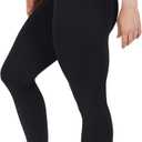 90 Degree By Reflex High Waist Legging 7/8 Tummy Control Yoga Workout Pants (Small, Absolute Black)