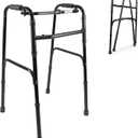 PEPE Mobility - Folding Walker Without Wheels, Lightweight, Adjustable Height, Seniors, Narrow, Elderly