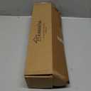 KAMANINA Curtain Rods for Windows 32 to 58 Inches, Adjustable Length Heavy Duty Curtain Rod, 7/8 Inch Decorative Drapery Rods with Modern Finials and Brackets, Antique Bronze