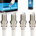Spark Plugs Iridium 4 Pack, Pre-Gapped Bujas Sparkplugs OEM Replacement For Alfa Romeo Audi BMW Chevrolet Chrysler Dodge Honda Plymouth Suzuki Toyota Isuzu Mazda Volkswagen Mitsubishi Nissan