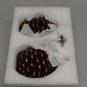 YAUNGEL 2 Pcs Pine Cone Candles Flameless with Remote Timer, Real Wax Christmas Battery Operated Pine Cone Candles, 3D Wick Battery Candle Flickering for Christmas Thanksgiving Day Holiday Home Decor