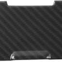 Voodonala Carbon Fiber Grain Central Electrical Outlet Socket Trim Smoking Lighter Hole Cover for Ford F150 2015 - 2020(1pc, Carbon Fiber Black)