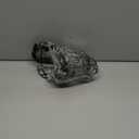 German Shepherd Dog Muzzle Metal Basket for Medium Large Dogs Adjustable Durable Leather Straps Secure Wire Mask for Biting Chewing Barking (Black, L - Size)