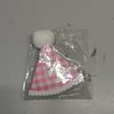 1/2 Birthday Hat for girls - Pink Half Birthday Crown, 1/2 Bday Party Decoration, Pink Gingham Style Bday Hat