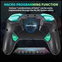 NBCP For Switch Wireless Gaming Controller ,Compatible with PC Switch/Lite/OLED, Switch 2, Android & iOS - with 2 Macro Buttons,Motion sensing,Adjustable dual vibration, TURBO,Drift repair,1000Hz Polling, 7-Color RGB Light (Micky Mouse -Green)