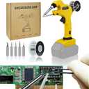 Cordless Soldering Iron Kit for Dewalt 20V Max Battery, 30W Soldering Gun 30s Quick Preheat Soldering Iron with 50g 0.04" Solder Wire& 5pcs Solder Tips for Electronics,Circuit Boards,Jewelry Making
