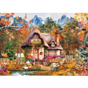 Ravensburger Pumpkin Cottage 1000 Piece Jigsaw Puzzle | Premium Quality Made in Europe | FSC Certified Materials