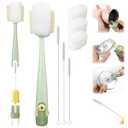 XANGNIER 5 in 1 Bottle Cleaning Brush Set, Multifunctional Water Bottle Brush and Straw Cleaner Brush, Cleaning Tool Kit for Owala/ Stanley/ Yeti/ Simple Modern Tumbler Cup Accessories, Kitchen Gadgets