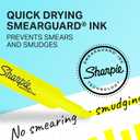 Sharpie Tank Style Highlighters, Chisel Tip, Fluorescent Green, Box of 12