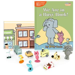 Hidden Pigeon Company Mo Willems My Busy Books - Storybook, 10 figurines, playmat