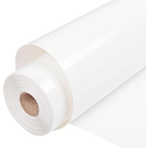 VINYL FROG White Heat Transfer Vinyl Rolls, 12" x25ft White Iron on Vinyl for Craft Cutter, White HTV Vinyl Roll for All Cutter Machine, Easy to Cut & Weed for Heat Press Design