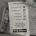 3x8 Washable Hallway Runner  Non-Slip Abstract Modern Neutral Wide Carpet Runner for Kitchen Floor, Entryway, Bedroom, Living Room  Soft Low-Pile Thin Rubber BackingBlue Gray,3x8