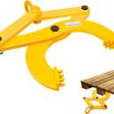 Pallet Puller,3T/6600 LBS Capacity Pallet Jack Puller,Heavy Duty Single Scissor Clamp for Forklift Chain,Pulling Pallets,6.7 Inch Jaw Opening
