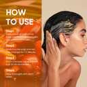 Batana Oil for Hair - 100% Raw, Cold Pressed, Unrefined & Organic Hair Mask - Prevents Hair Loss, Enhances Hair Thickness - For Men & Women, Essence for All Hair Types (8 oz)