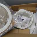 CAROTE 19pcs Pots and Pans Non Stick, Cookware Sets Detachable Handle, Induction Kitchen Pots and Pans,NonStick Cooking Set, Oven/Dishwasher/Fridge Safe, Space Saving (Cream White)