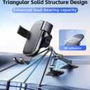 DICMKY Car Phone Holder Mount for Various Dashboards, 360°Rotating Gravity Phone Holders for Your Car with Metal + Sticky Base, Universal Accessories Clamp Cell Phone Automobile Cradles for iPhone GPS