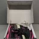 DREAM PAIRS Boys Girls Snow Boots Water-Resistant Outdoor Warm Cozy Anti-Slip Mid Calf Faux Fur Lining Insulated Winter Shoes for Little/Big Kids (Black/Fuxia)