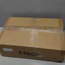 Thickened Clear Shoe Storage Organizer with Magnetic Door, Sturdy Stackable Shoe Boxes for Closet, Collapsible Space-Saving Shoe Rack for Sneakers & Boots, Plastic Shoe Cabinet Box Set, 6 Pack, White