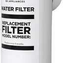 GE Single Stage Under Sink Water Filtration System, Reduces 95+ Impurities Including Lead, Chlorine, Arsenic, & PFOA/PFOS, Easy Installation with Included Kit, Twist & Lock Design, GXK140TNN