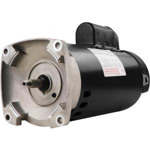 B2854 Pool Pump Motor,1.5HP Pool Pump Motor, 3450 RPM, 56Y Frame,115V/230V PSC Motor w/1.1 Service Factor,Compatible with Century, Smith & Major Pool/SPA Systems,Square Flange Pool Motor