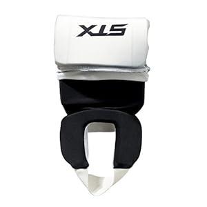 STX Field Hockey Reversible Shin Shield, Black/ White, Youth