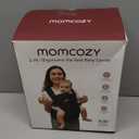 Momcozy Baby Carrier with Hip Seat, 2-in-1 Forward-Facing Carry for Long Walks, Detachable Hands-Free Infant Carrier up to 44lbs, All Seasons Toddler Carrier Fits Waist Sizes up to 45 Inches, Black