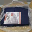 Bulk Full Flat Sheets Only, 6 Pack Quick Sort Top Bed Sheet, Color-Coded Label Threads, Wrinkle-Free Shrinkage Durable Microfiber Hotel Motel Airb&bs Essentials for Hosts (81"x96", Navy Blue)