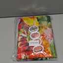 Get Orange Floral Shower Curtain Watercolor Abstract Flowers Meadow Green Leaves Polyester Fabric Bathroom Shower Curtain Sets Decor with Hooks 72X72 Inches Flower