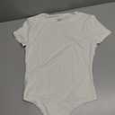 Women Crew Neck Short Sleeve Thong Bodysuit Shirts Basic Top
M