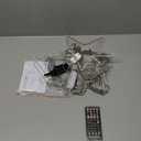 16.4FT Outdoor Christmas Decorations, Smart RGB Color Changing Christmas Hanging Waterfall String Lights, APP Remote Control, DIY Multi-Color Lightshow, Music Sync, Outside Xmas Lights Decor