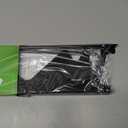 Stove Gap Covers Stainless Steel, 2 Pcs Stove Gap Filler, Heat Resistant and Easy to Clean, Retractable Length 13.8" to 27.5", Width 0.79",Black