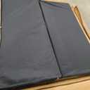 Light and Thin Bunkie Board, Folding Spring Box,King Size 76x80'', Large Double Bed 10MM, Bed Support Flat Noodles,Light and Thin, Breathable, Noise Minimizing, Black 