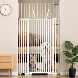 71" Extra Tall Pet Gate, 30-41" Wide Auto Close Tall Dog Gate