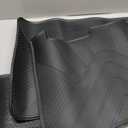 Floor Mats Compatible with 2006-2011 Honda Civic Coupe & Sedan, Custom Fit All Weather Honda Civic Car Mats, Latex Heavy Duty Floor Liners Black 3-pc Set, 2007 2008 2009 2010