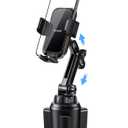 Lamicall Phone Holders for Your Car - [Thick Cases Friendly] Universal Adjustable Cell Phone Car Mount for Truck Golf Cart and All 4-7" inches Smartphones (NEW Upgraded - Lucite black)