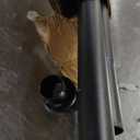 ALLZONE Tension Curtain Rods 123 to 160 Inch, Black Curtain Rods No Drilling, Extra Long Tension Rod for Room Divider Curtains Rod, Outdoor Tension Rod for Patio/Bedroom/Office,3 Installation Options