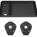 PIFOOG Center Console Organizer Fit for Ford F150 2021-2025, 2022-2025 F-150 Lightning XLT Pro Car Storage Tray Anti Slip Mats Windshield Wiper Hole Protective Covers Interior Accessories 3PCS