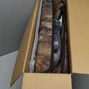 Heated Cat House for Outside Cat in Winter, Insulated Outdoor Feral Cat Shelter with Cat Heating Pad, 2 Doors,Elevated Waterproof Heated Kitty House (Camouflage, 21.5"x16.5"x18")