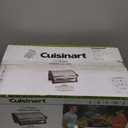 Cuisinart Grillster Portable Gas Grill, Stainless Steel Compact BBQ Grill with Locking Lid for Easy Transport, 8000 BTU Propane Grill with Dishwasher Safe Cooking Grate, Small Grill for Camping & BBQ