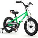 RoyalBaby Kids Bike Freestyle Classic 12 14 16 18 Inch Children Bicycle for Ages 3-10 Years Toddler to Big Kids (Green)