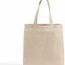 TBF 19 Pack Eco-Friendly Canvas Tote Bags Wholesale – Reusable Bulk Cotton Tote Bag with Handles, Convention Bags, Beige